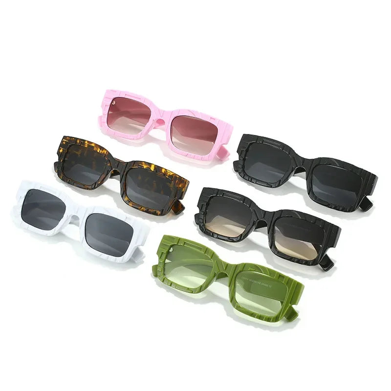 Luxury Brand Designer Square Sunglasses