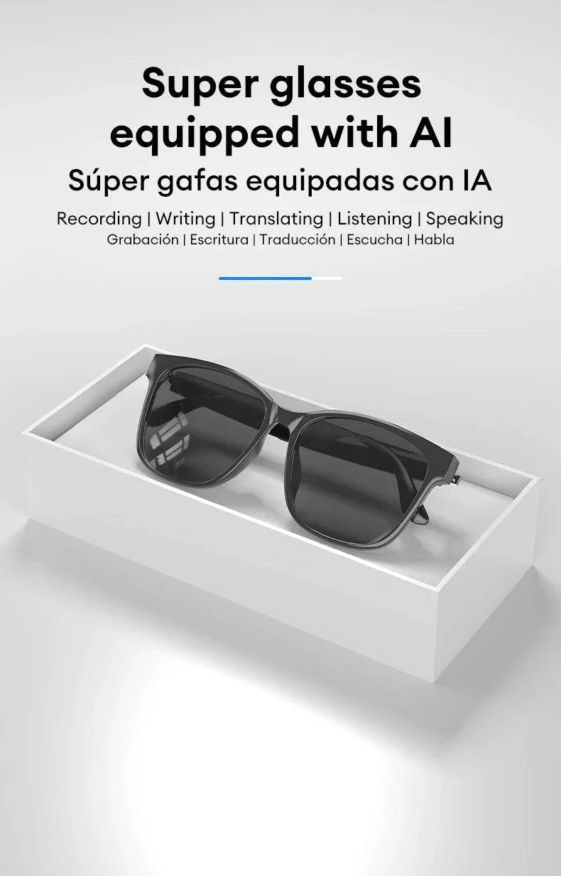 HYUNDAI HY-C8 AI Glasses Earphones With Camera Automatic voice translation Smart glasses Multi-function keys For Sports