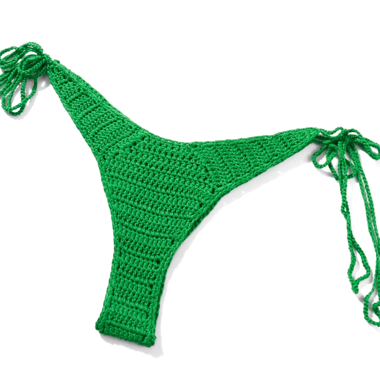 Green Knit Two-Piece swimsuit