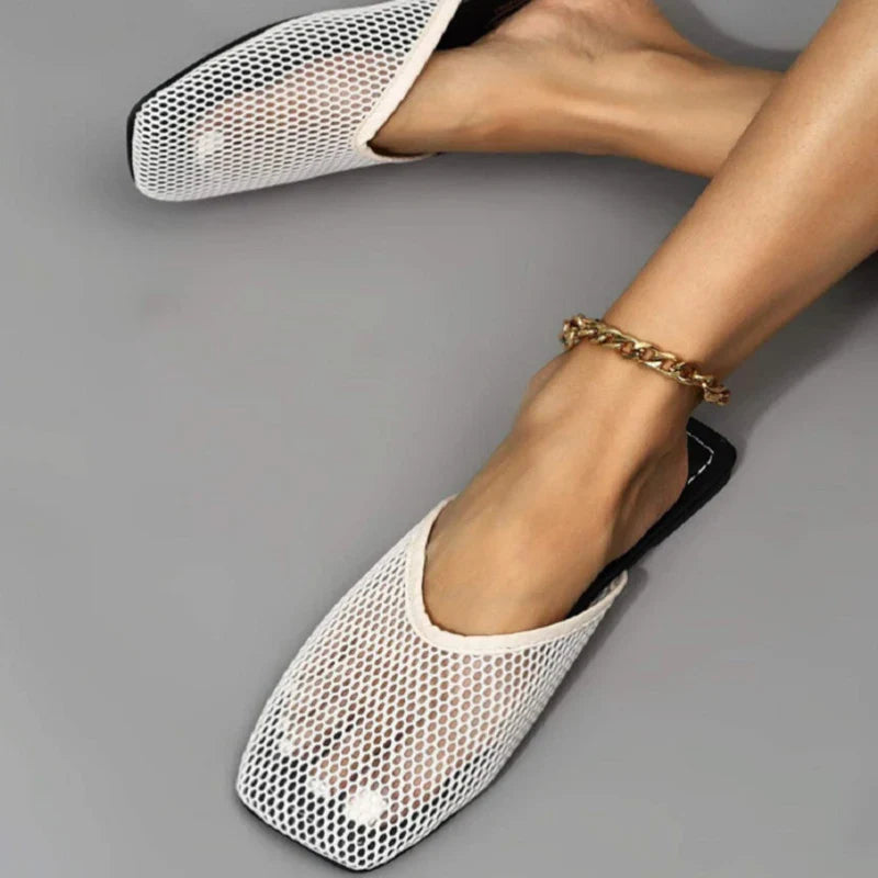 Mesh Mules Slippers