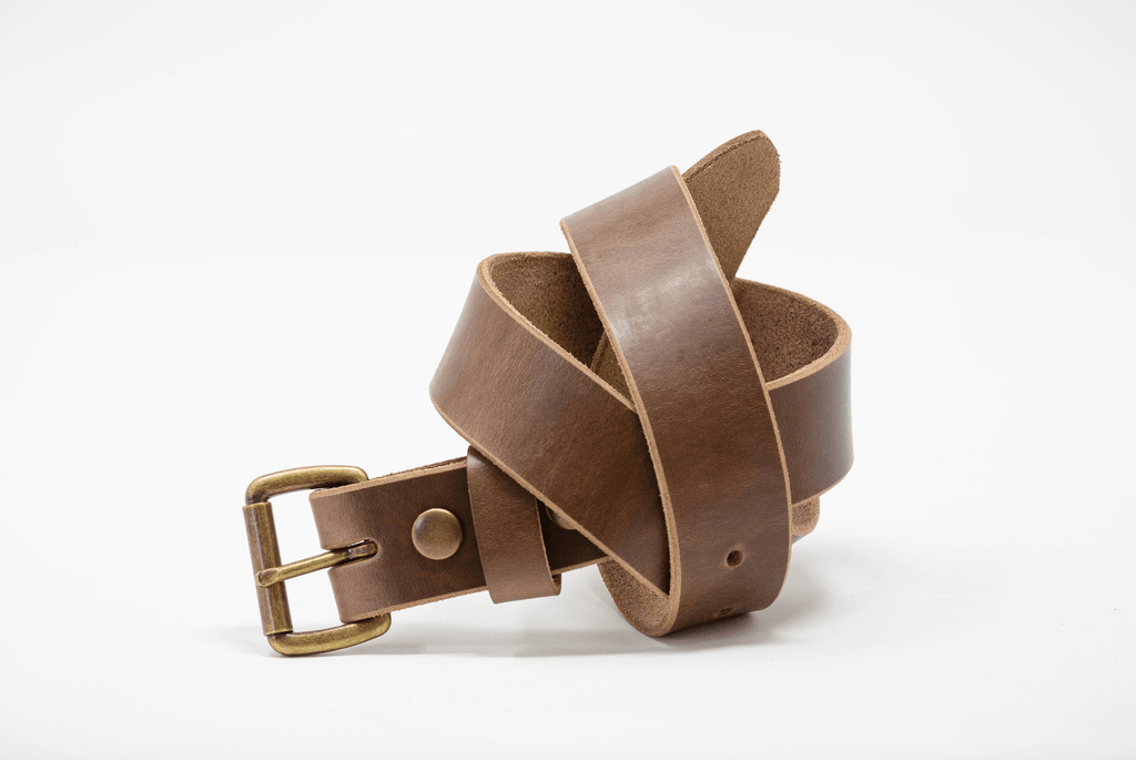 Antique Brass Roller Buckle Belts