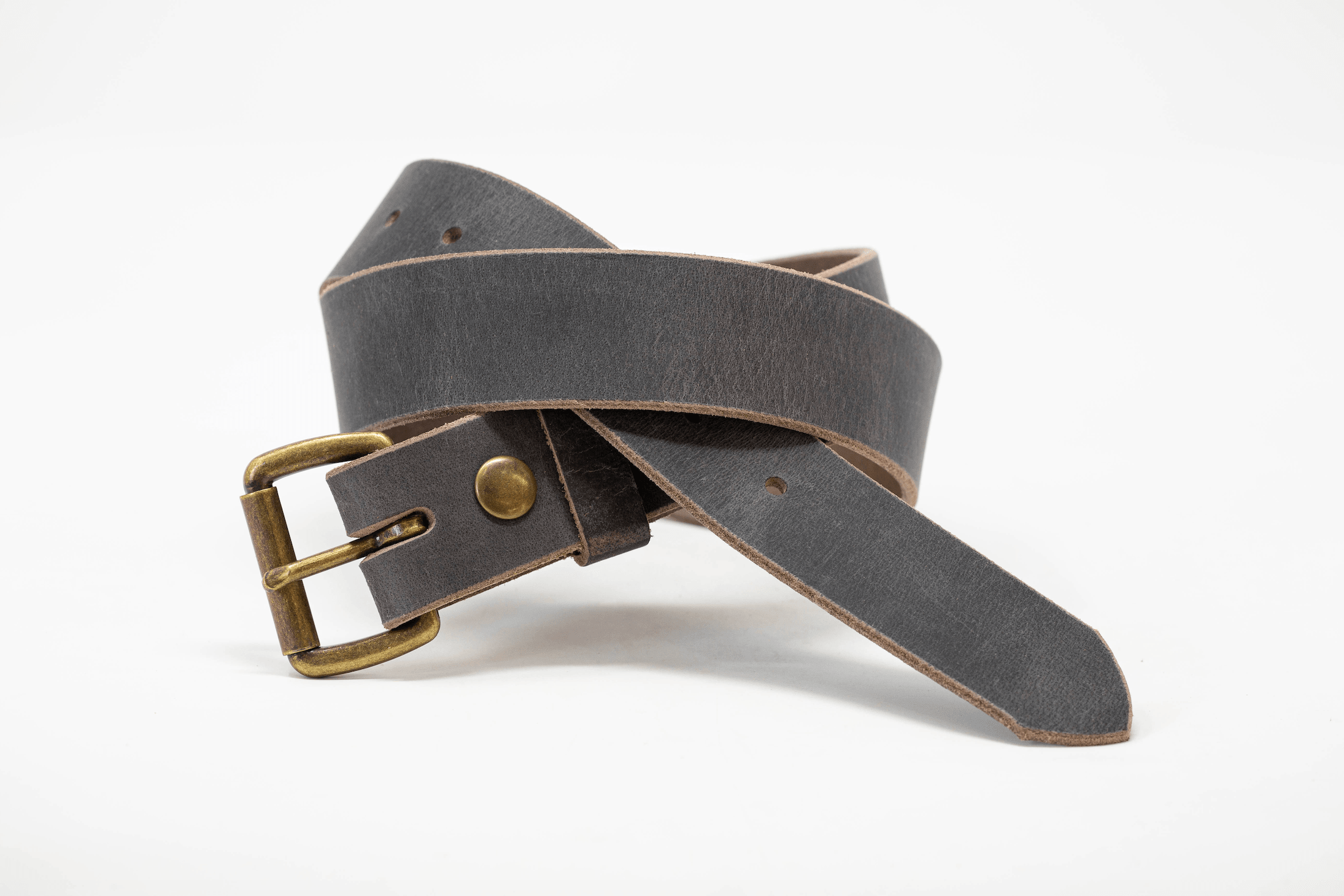 Antique Brass Roller Buckle Belts