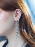cinq drop earrings