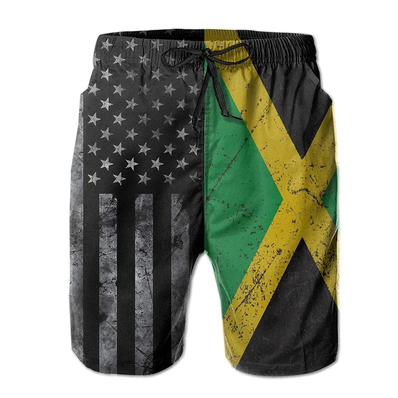 Jamaica men beach shorts