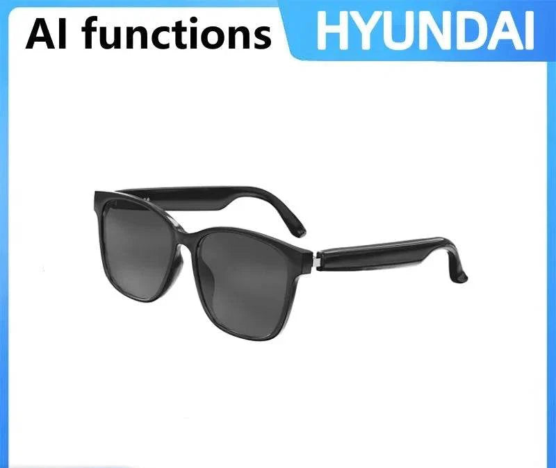 New Original HYUNDAI C8 Smart Glasses Headphones Wireless Bluetooth Sunglasses Outdoor Sport Earphones HD Mic Calling