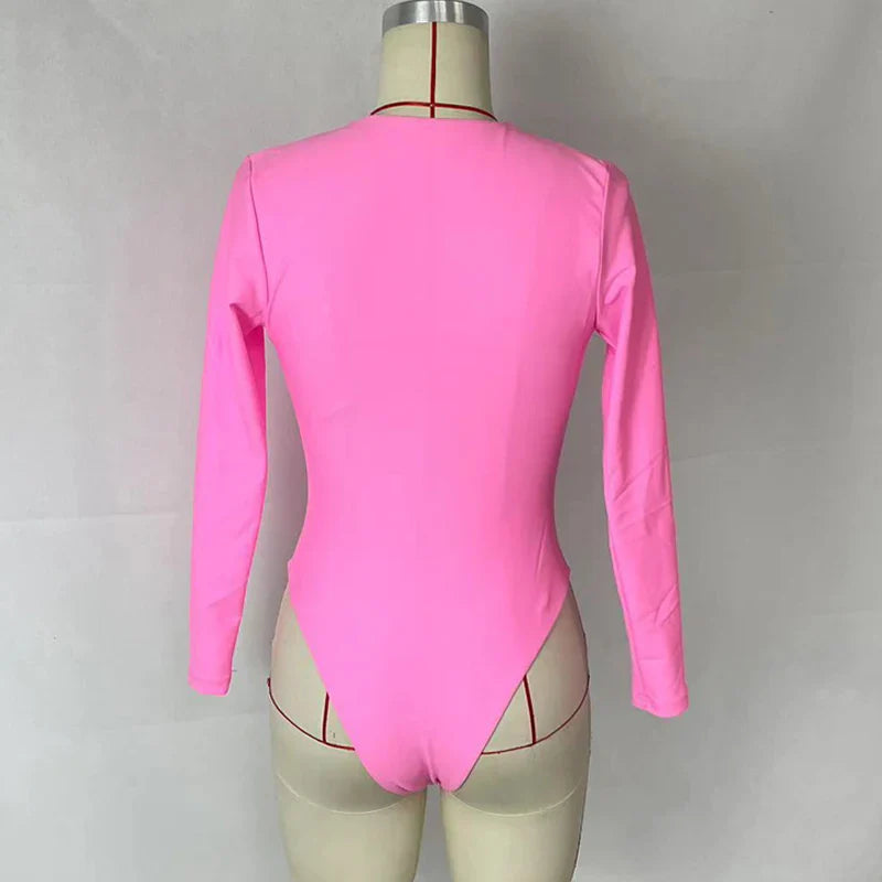 Pink Girl one piece swimsuit