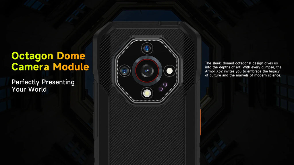 Ulefone Armor X32 4G Rugged Phone Android 14 Waterproof Smartphone 12GB RAM, 128GB ROM NFC Night Mobile Phone Global Version