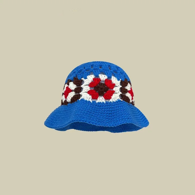 Handmade Knitted Bucket  Hat