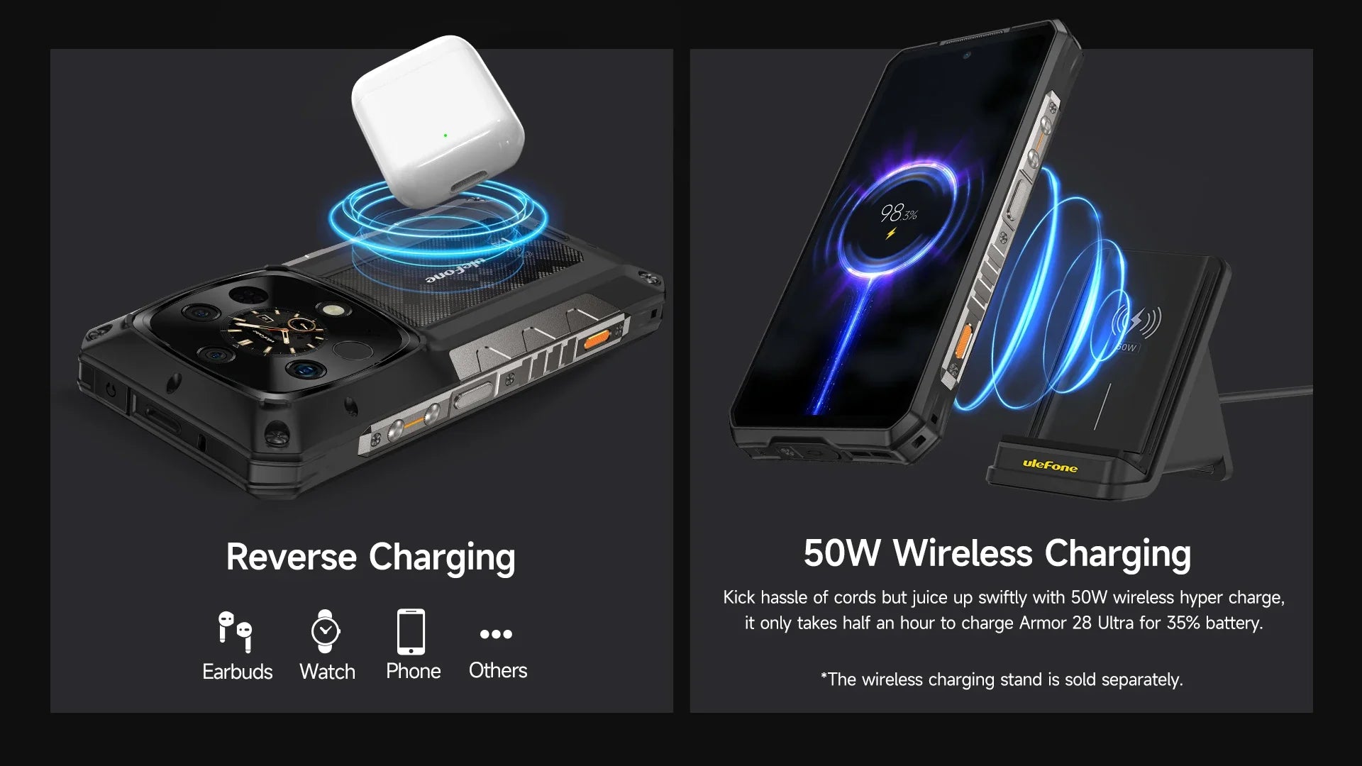 Ulefone AI Armor 28 Ultra 5G Thermal Imaging Rugged Phone MTK Dimensity 9300+ AMOLED Android Smartphone 1TB ROM