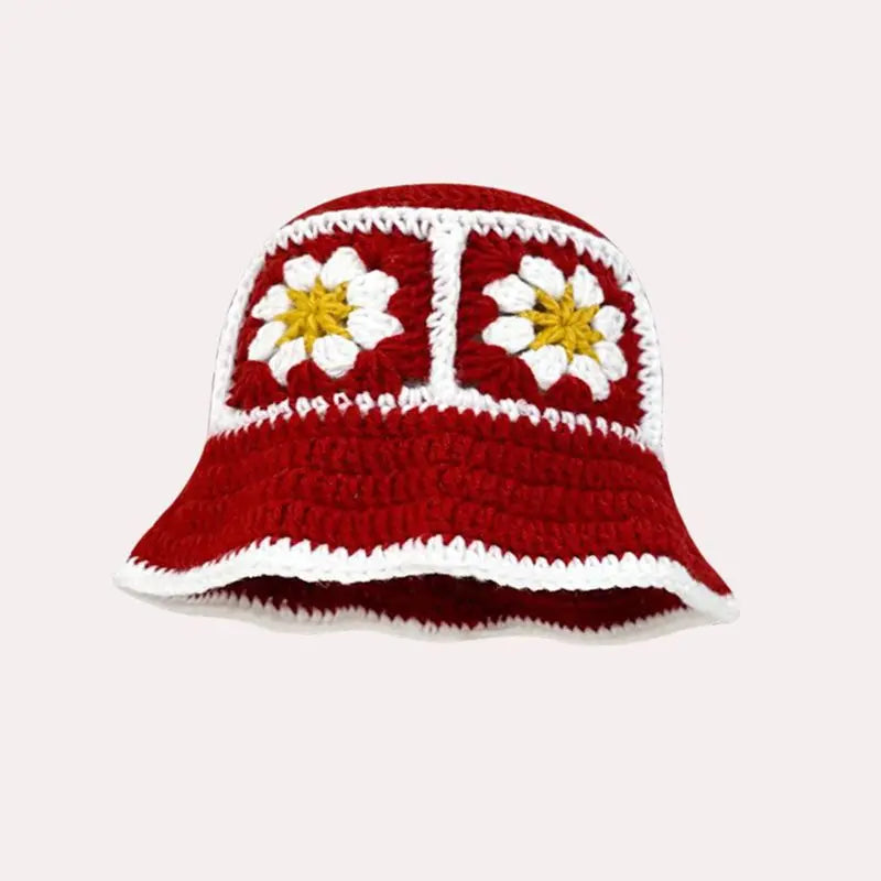 New Crochet Korean Handmade Bucket Hat