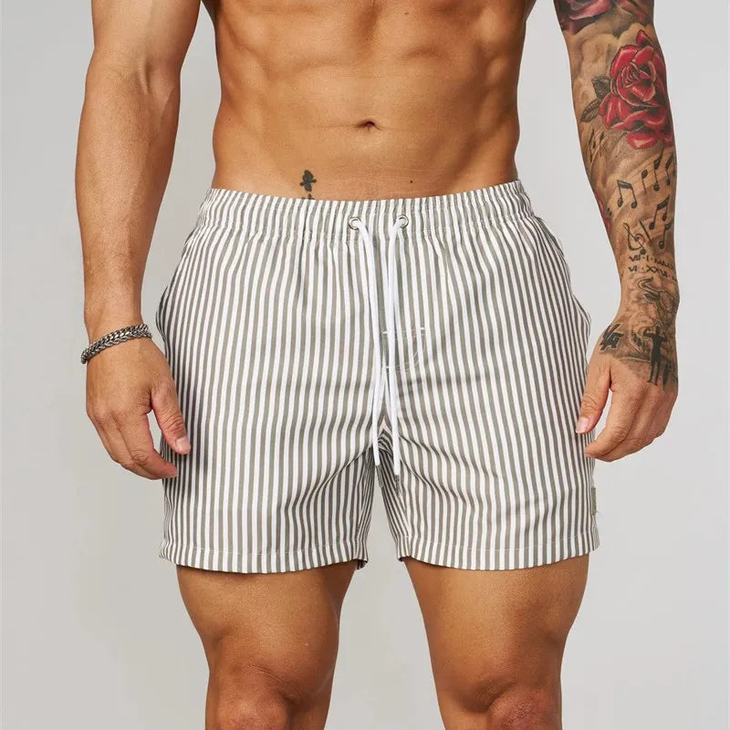 Men vintage style sports outdoor beach shorts
