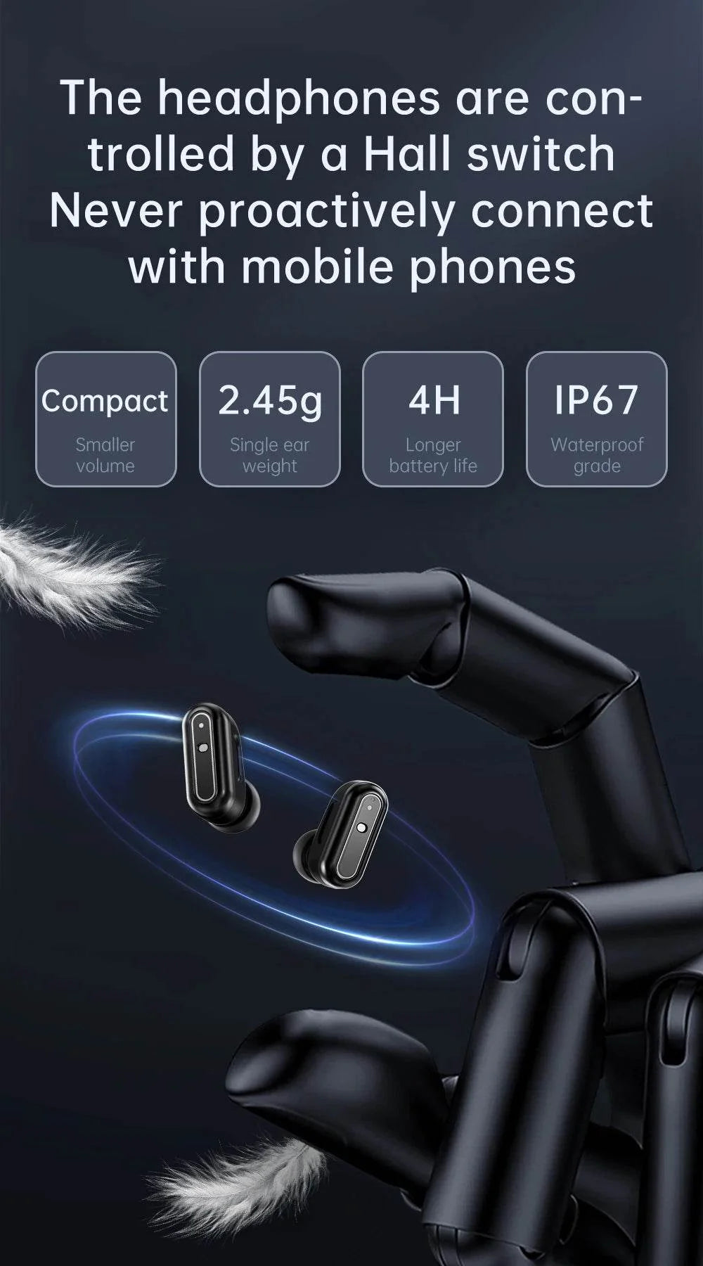 GEJIAN X10 smartwatch TWS 2-in-1 wireless Bluetooth dual earphone call health sports music men and women smartwatch