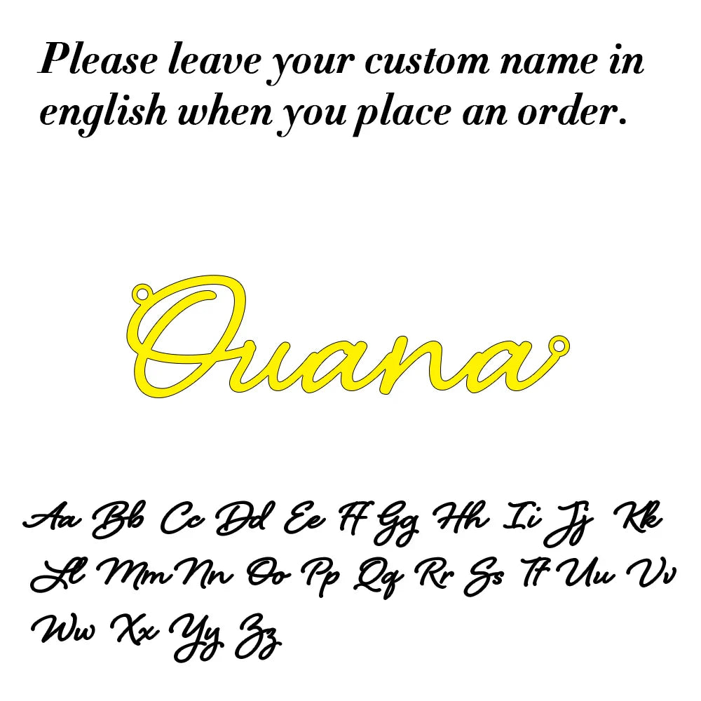 Personalized Gold Name Necklace