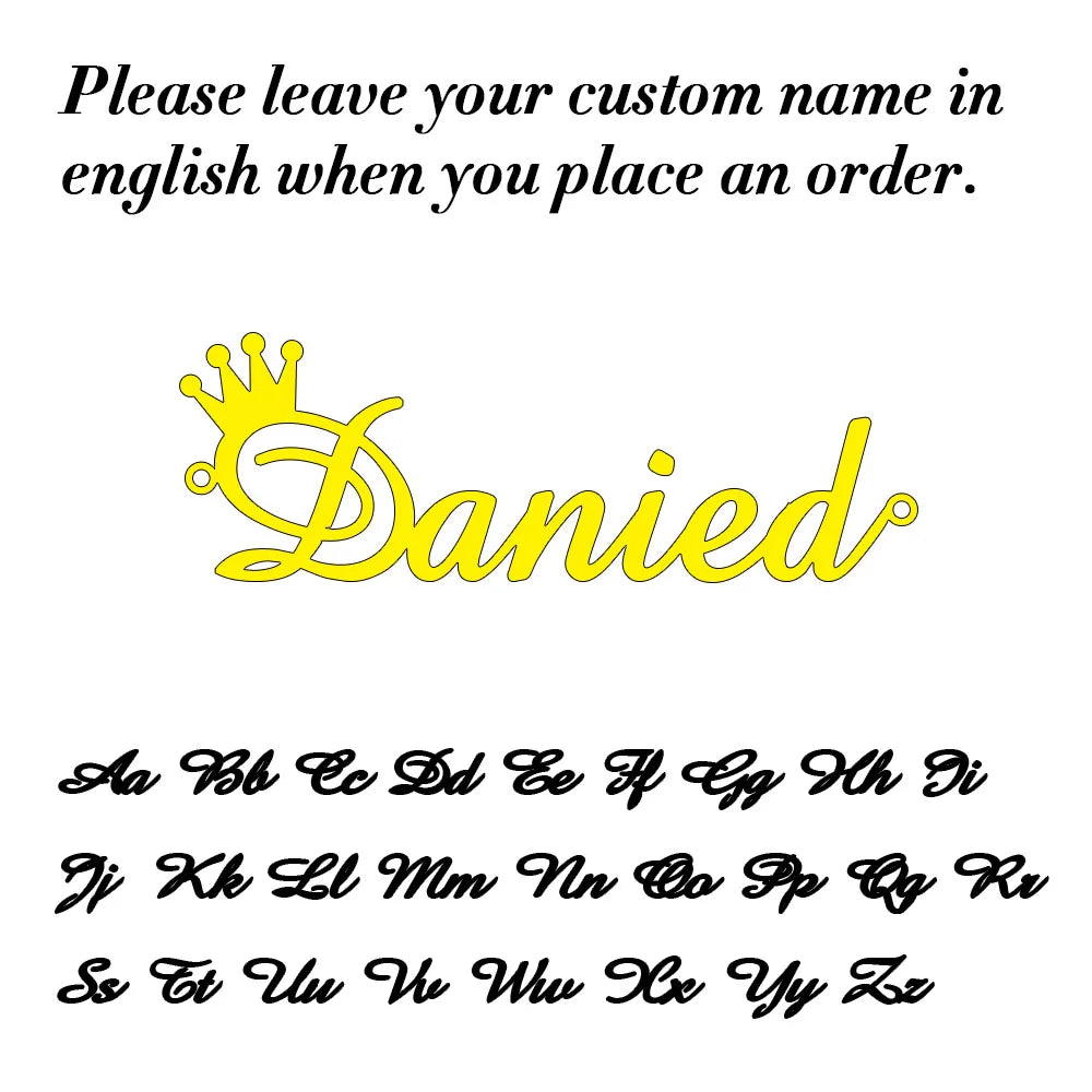 Personalized Gold Name Necklace