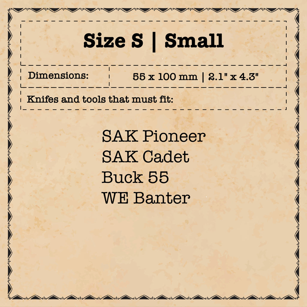 Knife Sheath - Sailor v3 | Leather EDC | Pocket Knife Holder