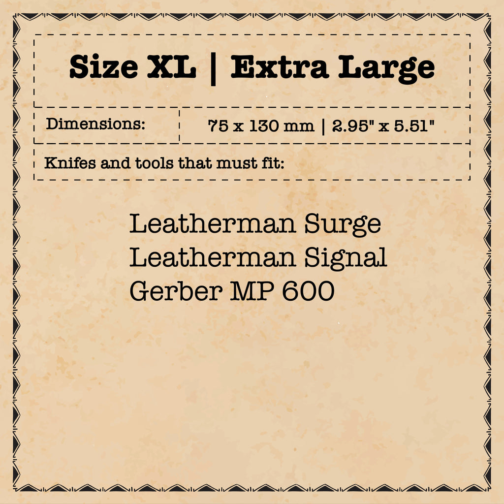 Knife Sheath - Sailor | Leather EDC | Pocket Knife Holder