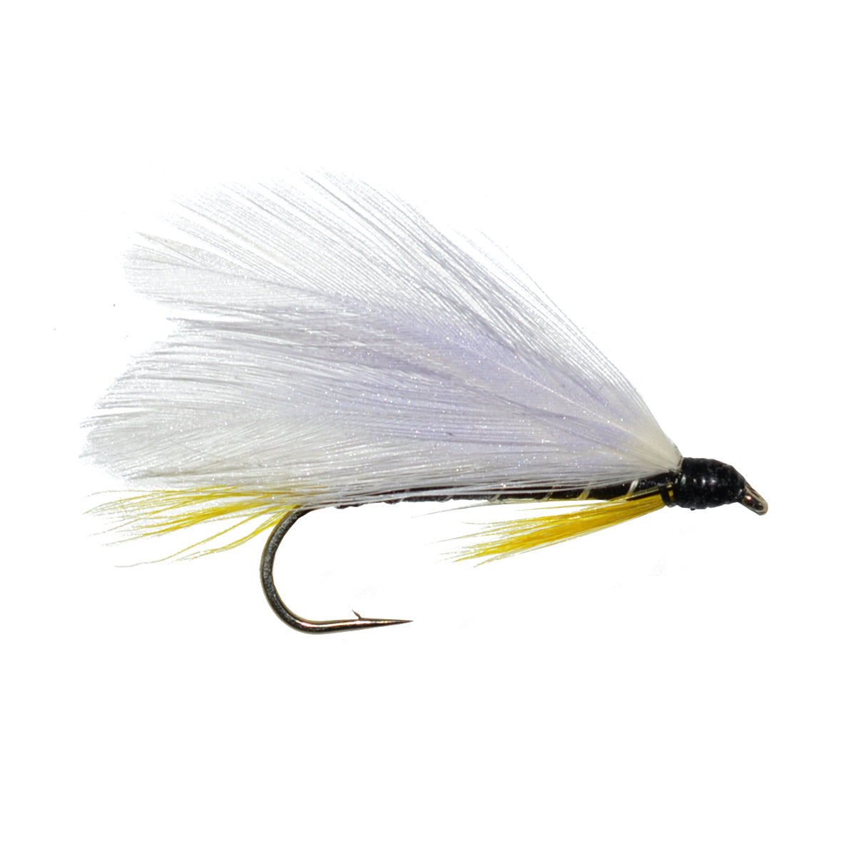 Black Ghost Classic Trout and Bass Streamer Fly - Set of 6 Hook Size 4