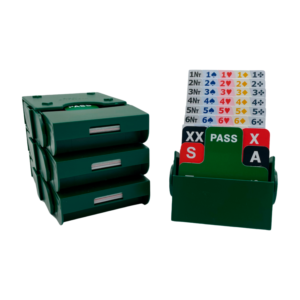SuperBridge Boxes with Plastic Cards (set of 4)