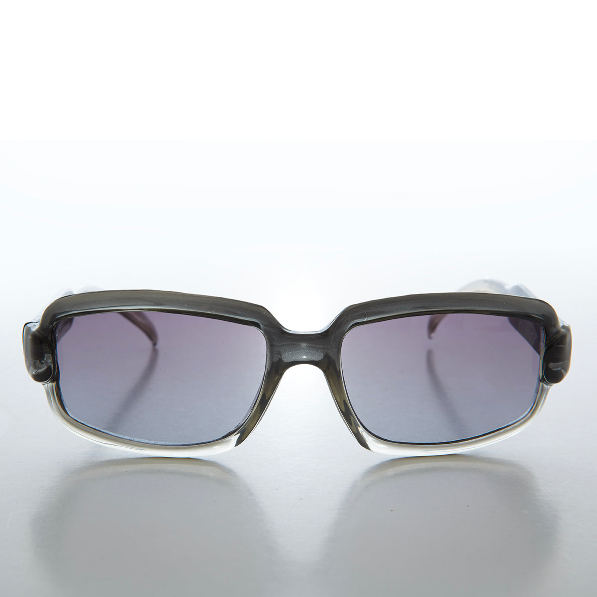 Colorful Rectangle Frame Vintage Sunglasses - Talley