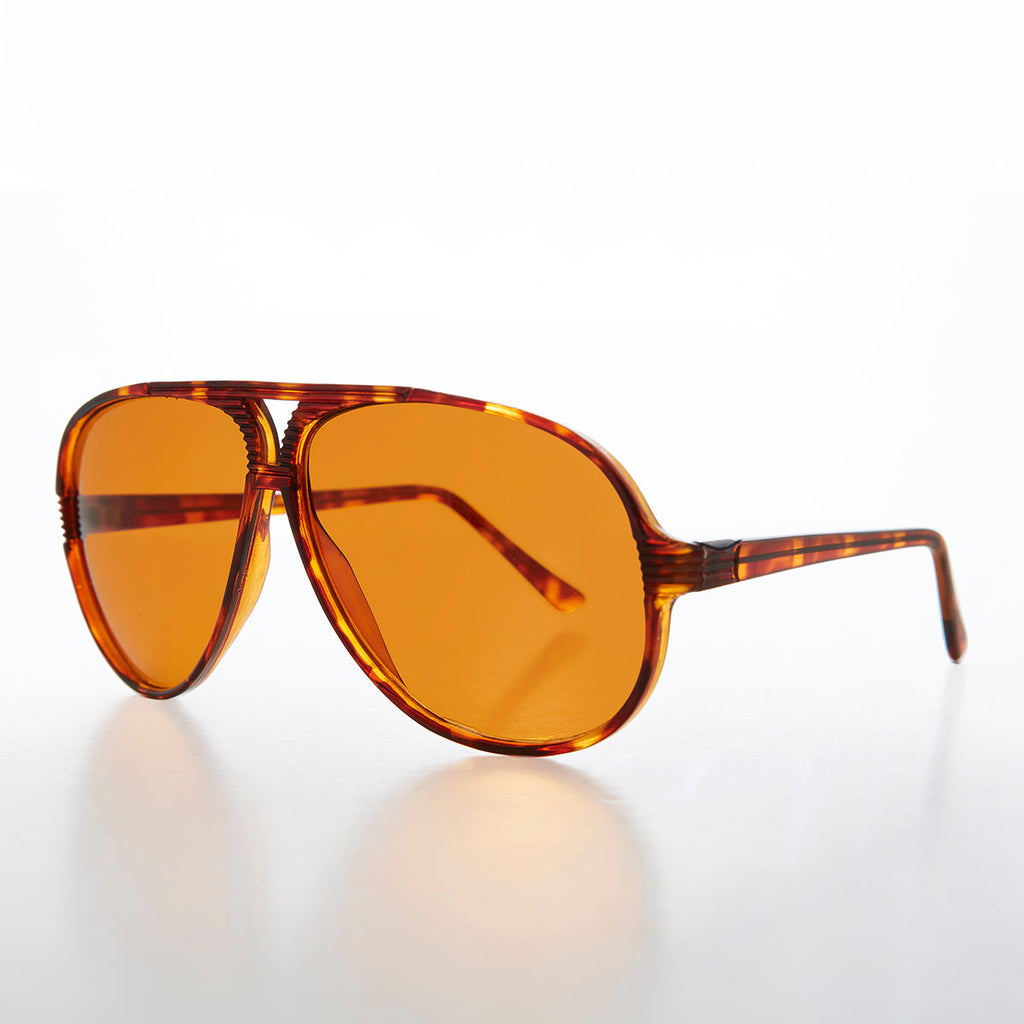 Retro Amber Lens Aviator - Tuner