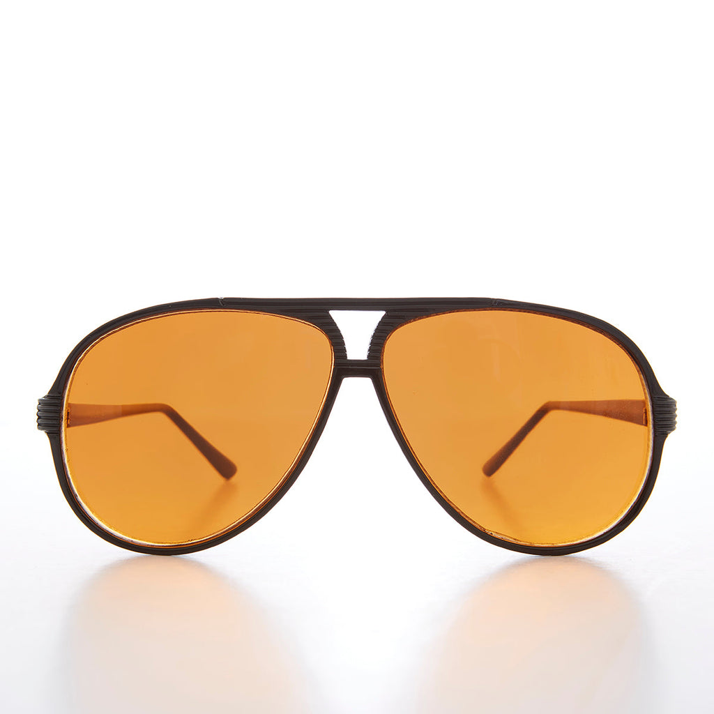 Retro Amber Lens Aviator - Tuner