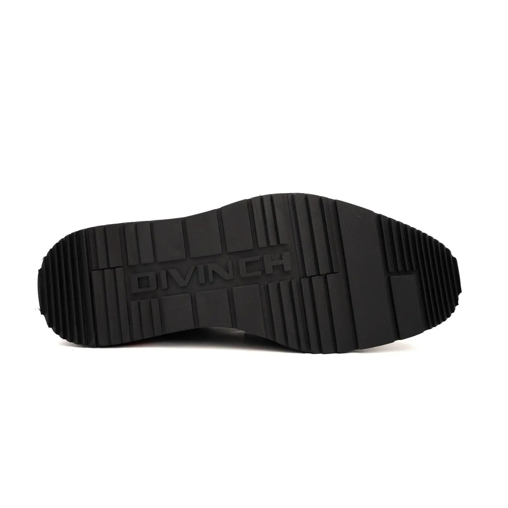 Tri-Stripe Patent Brogue Bootie