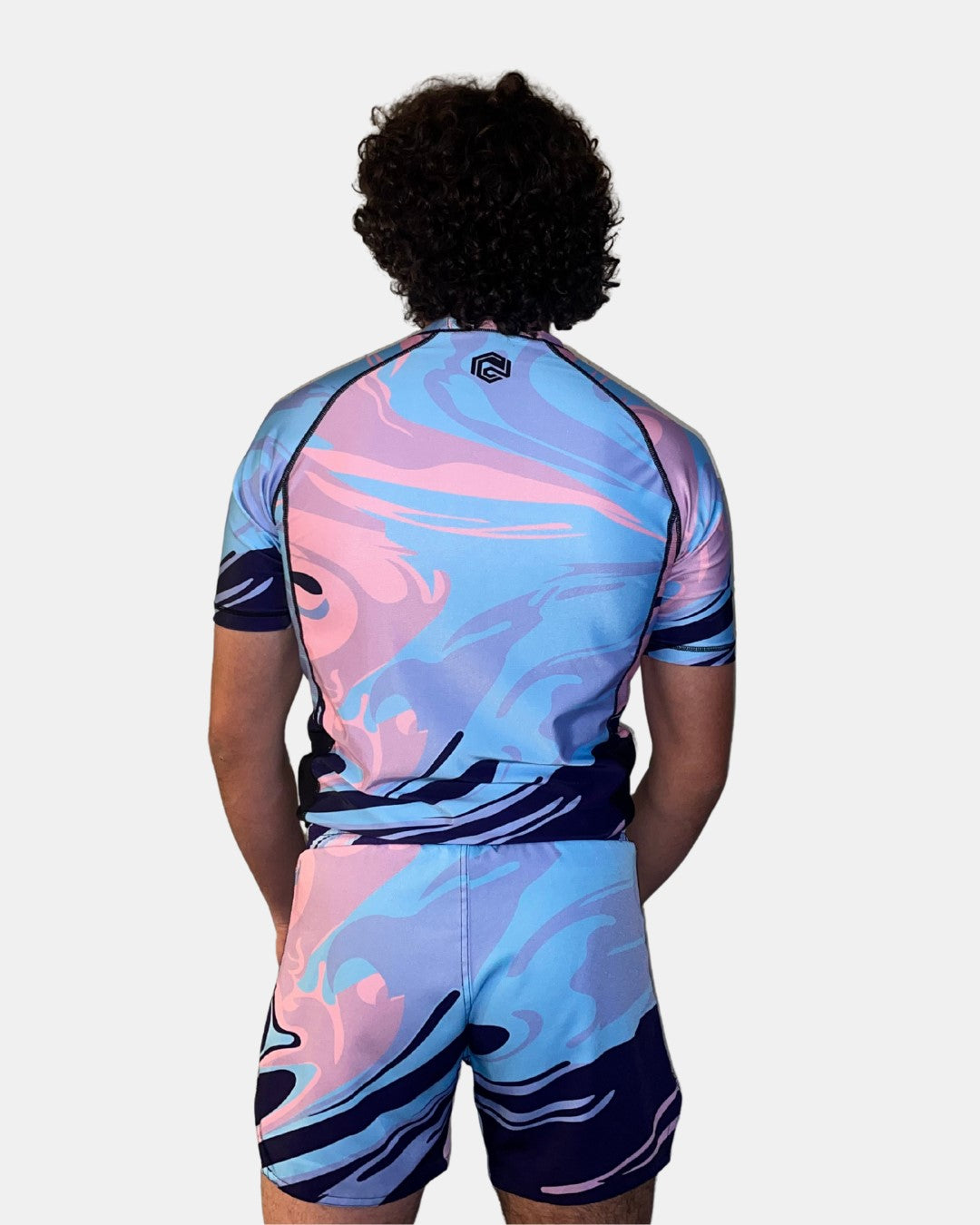 MARBLE SERIES V1 SHORT SLEEVE RASH GUARD