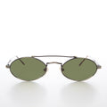 Gothic Oval Steampunk Vintage Sunglasses - Wink