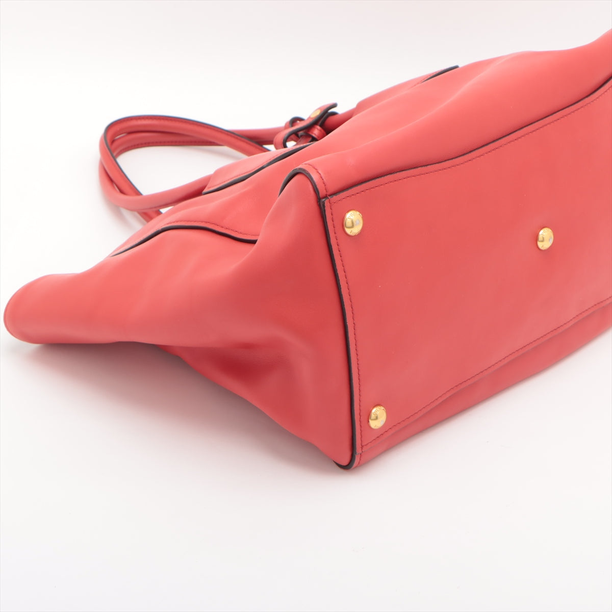 Prada 2 Way Vitello Twin Pocket Calf Tote Bag #1939