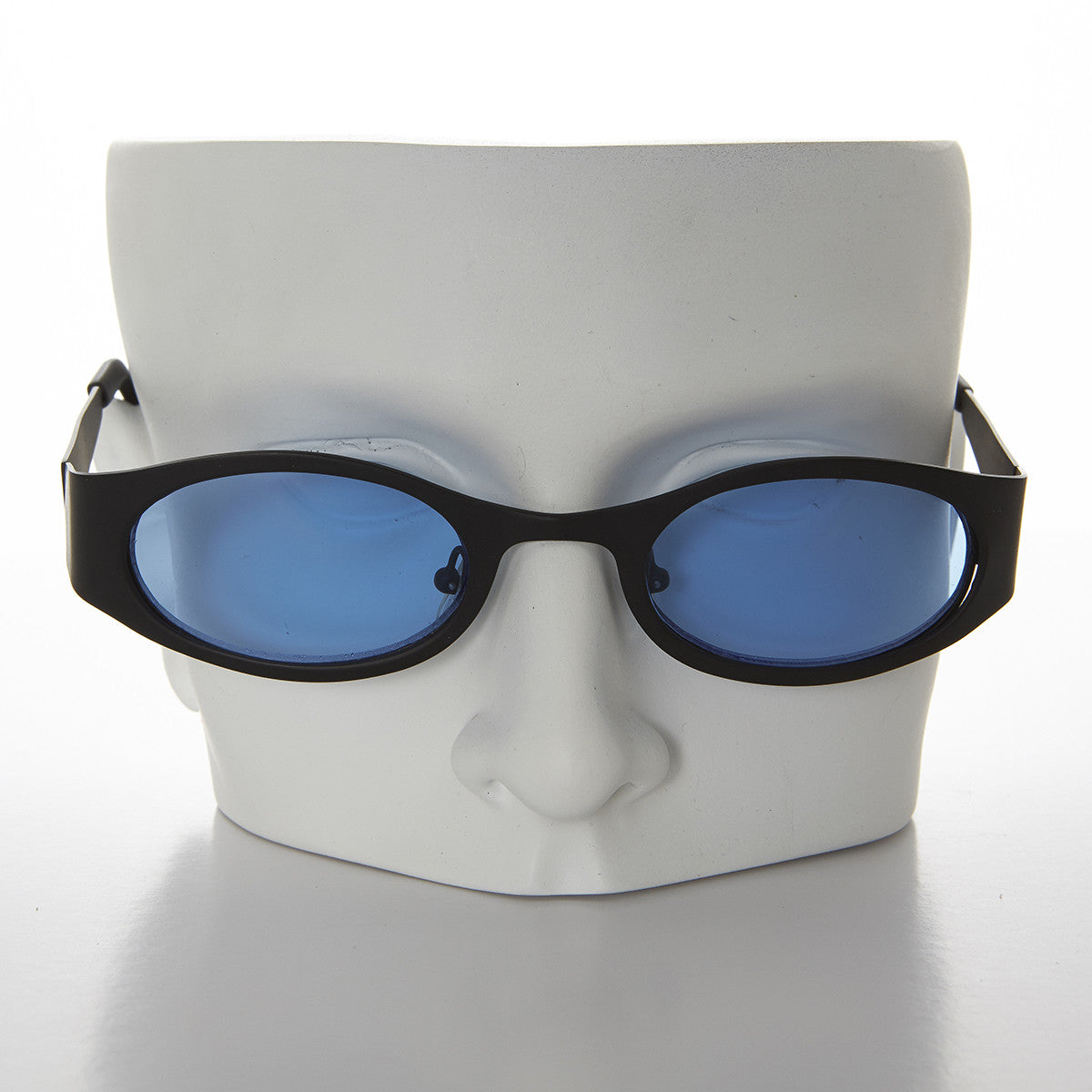 Steampunk Oval Color Tinted Lens 90s Vintage Sunglass - Zal