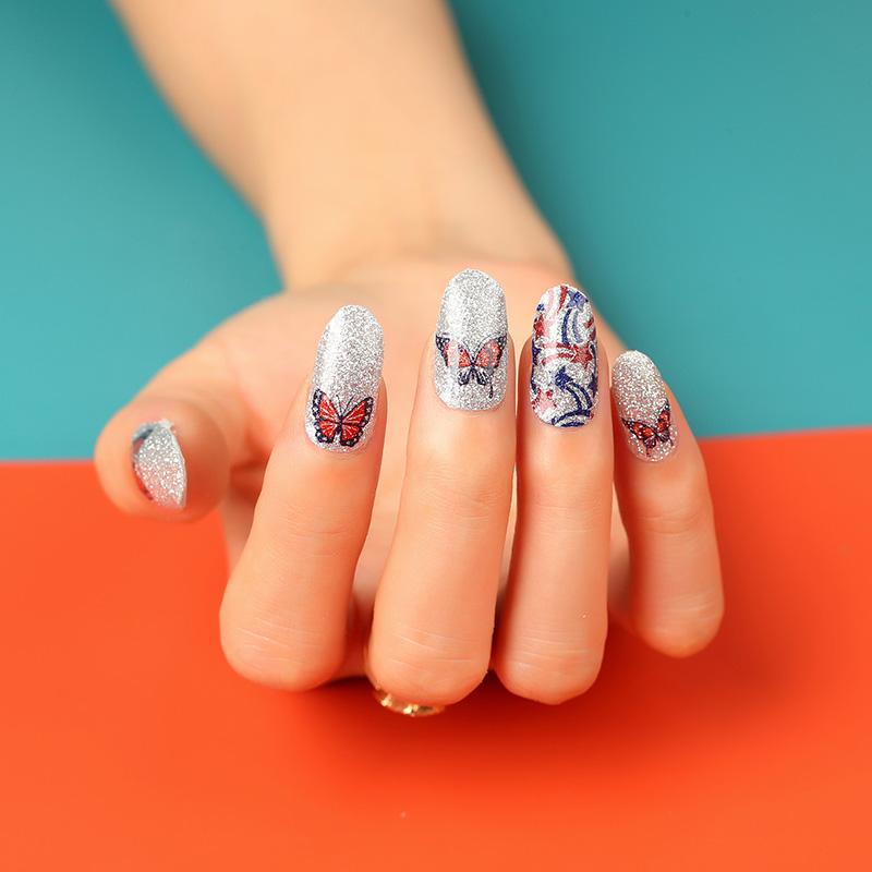 Red White & Butterfly