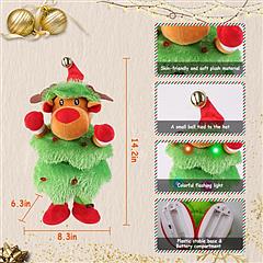 Electric Dancing Singing Plush Elk Toy