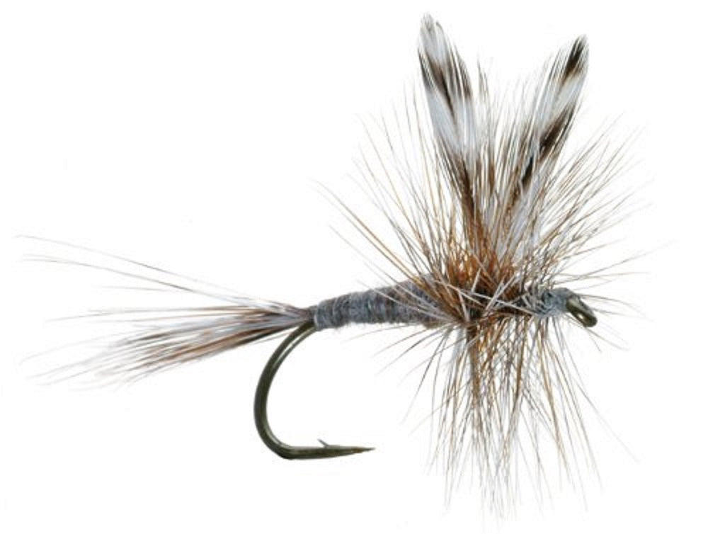 Barbless Adams Classic Dry Fly - Set of 6 - Hook Size 18