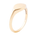 All Bronze Small Signet Ring