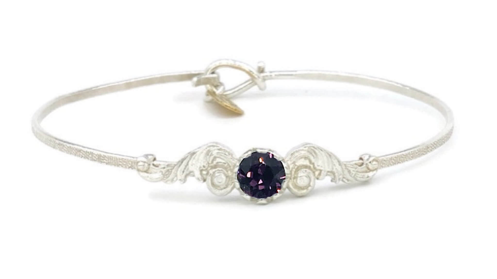 Angel Wings Birthstone Colors Bracelet