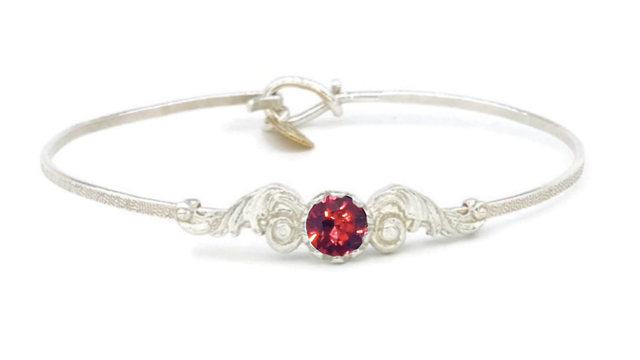 Angel Wings Birthstone Colors Bracelet