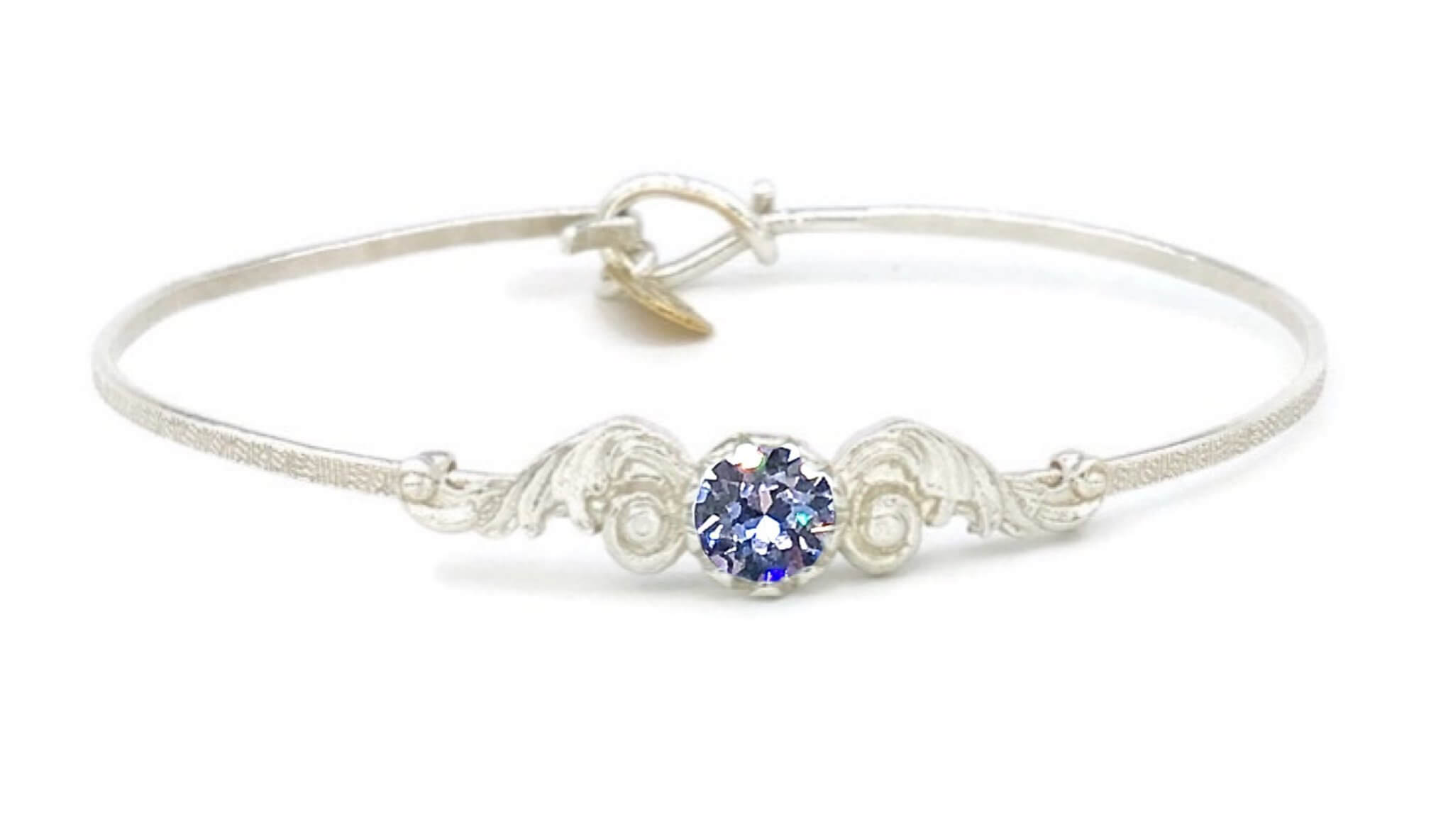 Angel Wings Birthstone Colors Bracelet