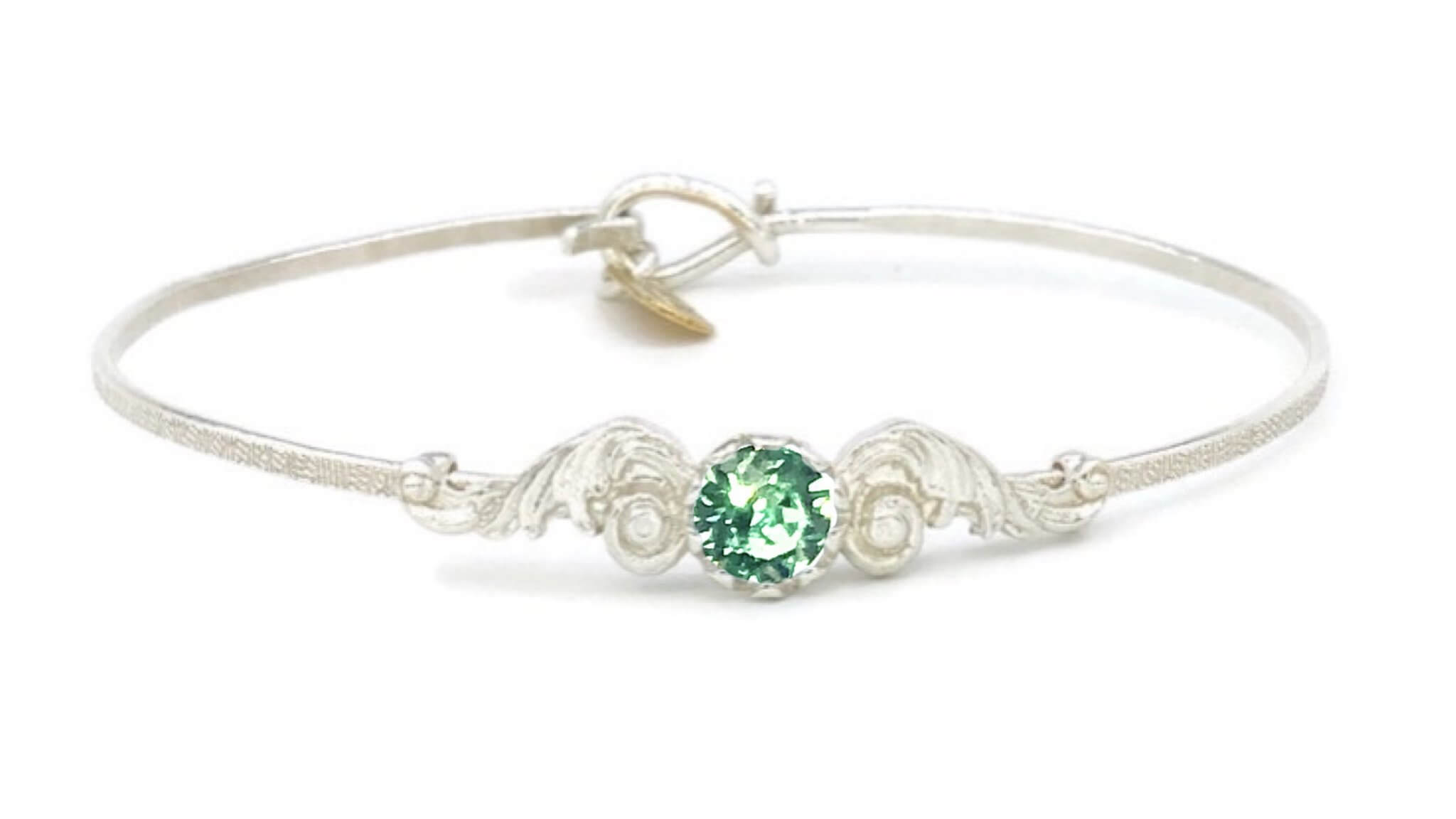 Angel Wings Birthstone Colors Bracelet