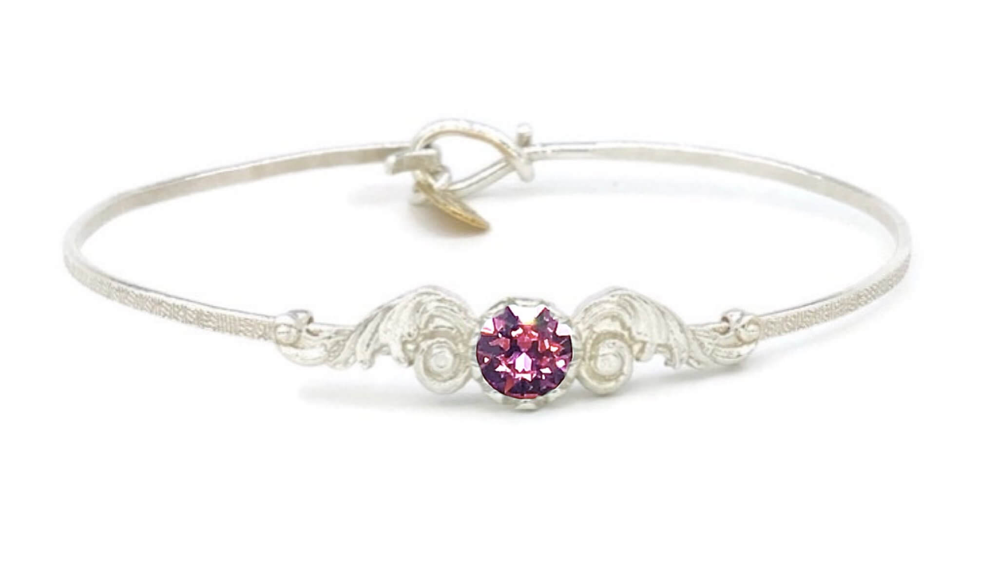Angel Wings Birthstone Colors Bracelet