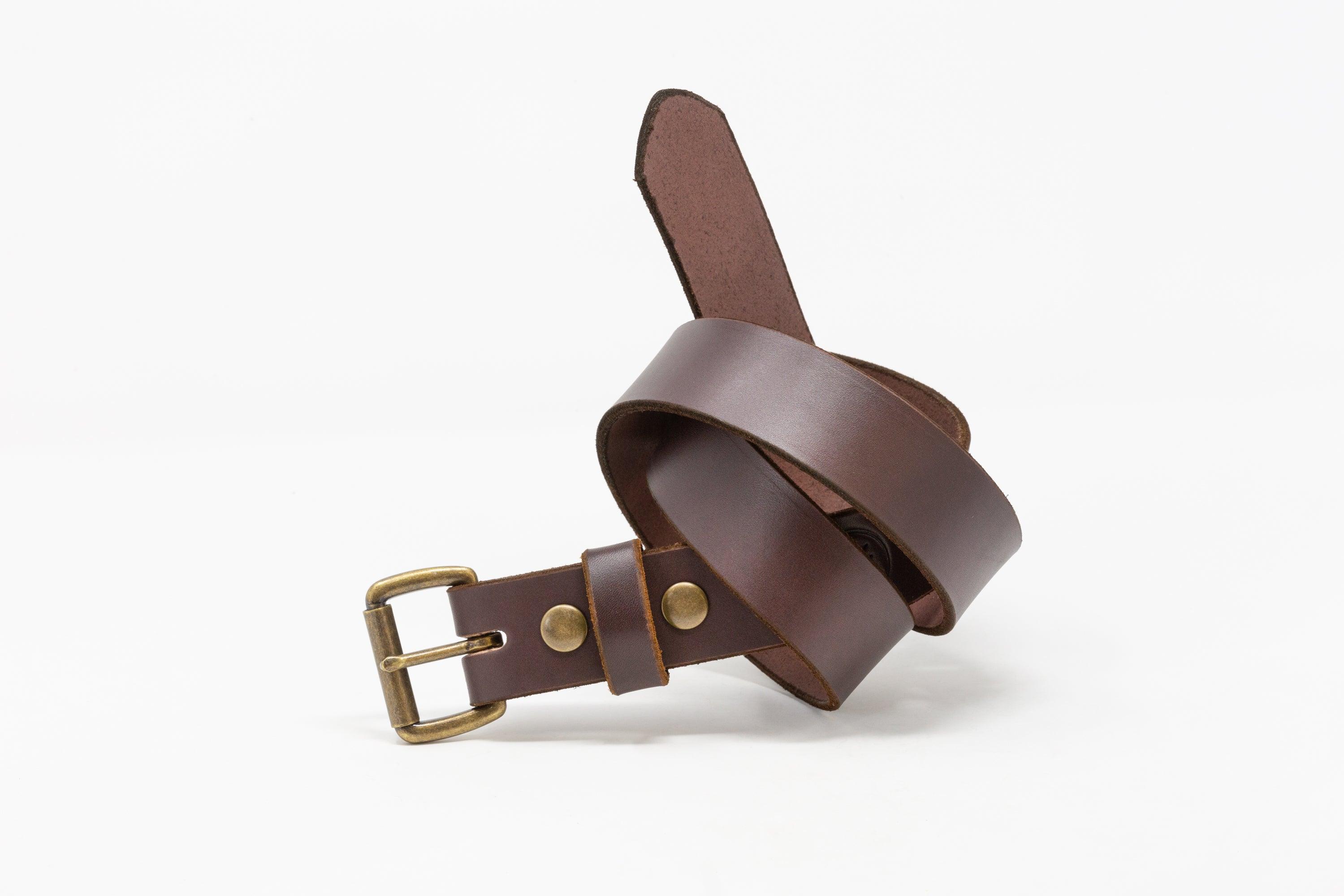 Antique Brass Roller Buckle Belts