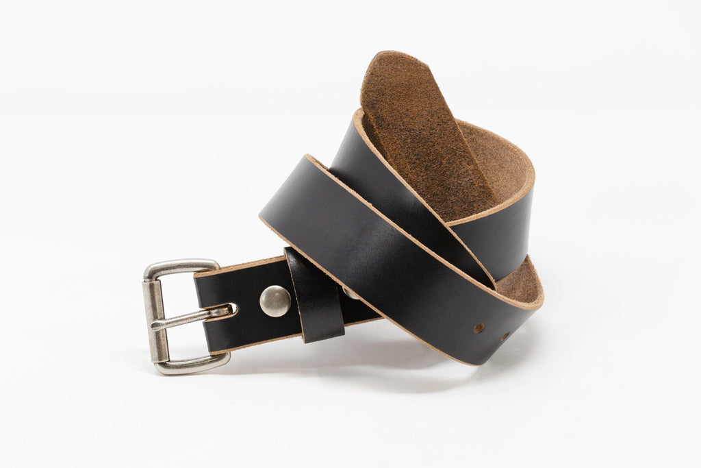 Antique Nickel Roller Buckle Belts