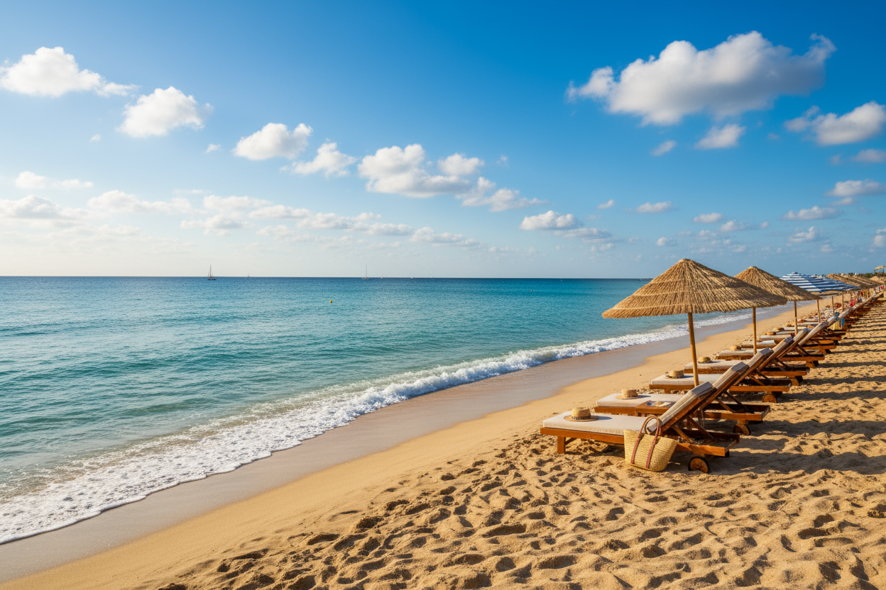 Beach scene for home page