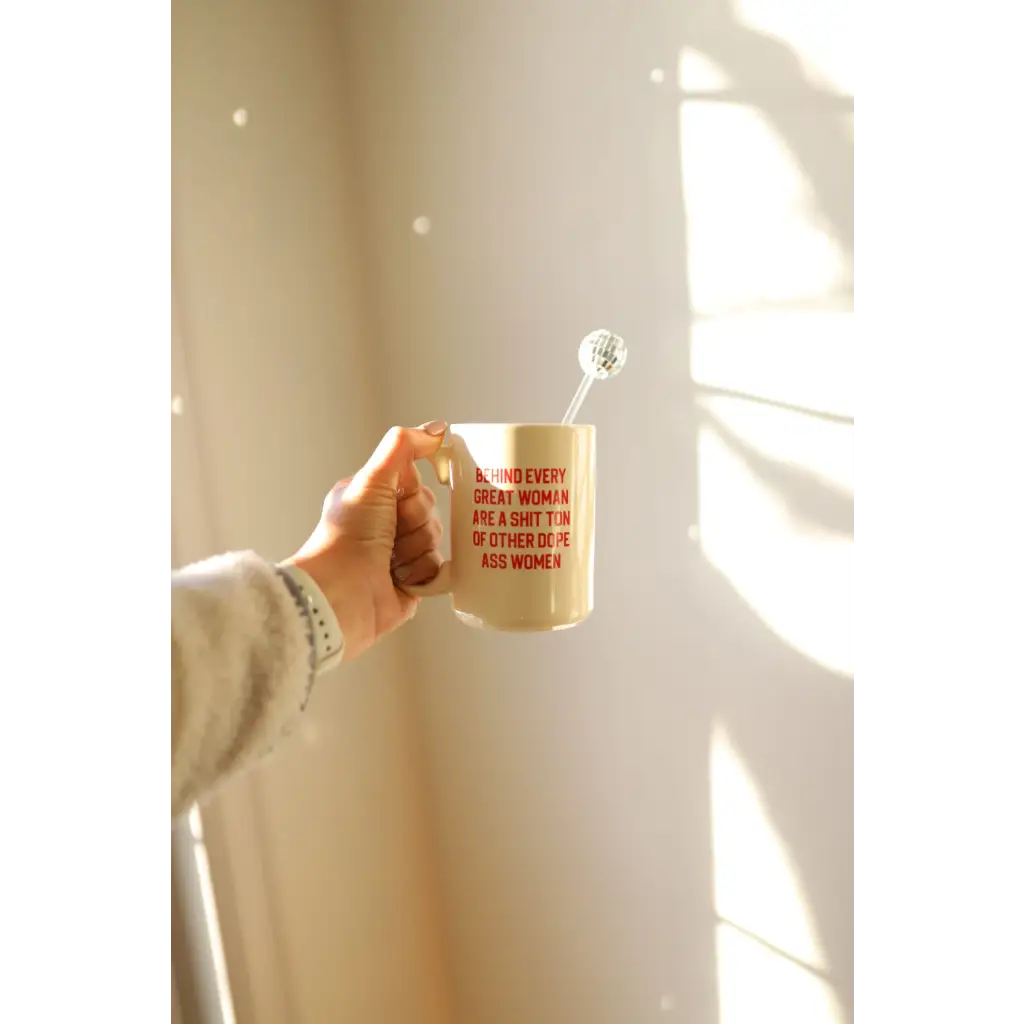 Behind Every Woman 15oz Extra Large Mug in Red