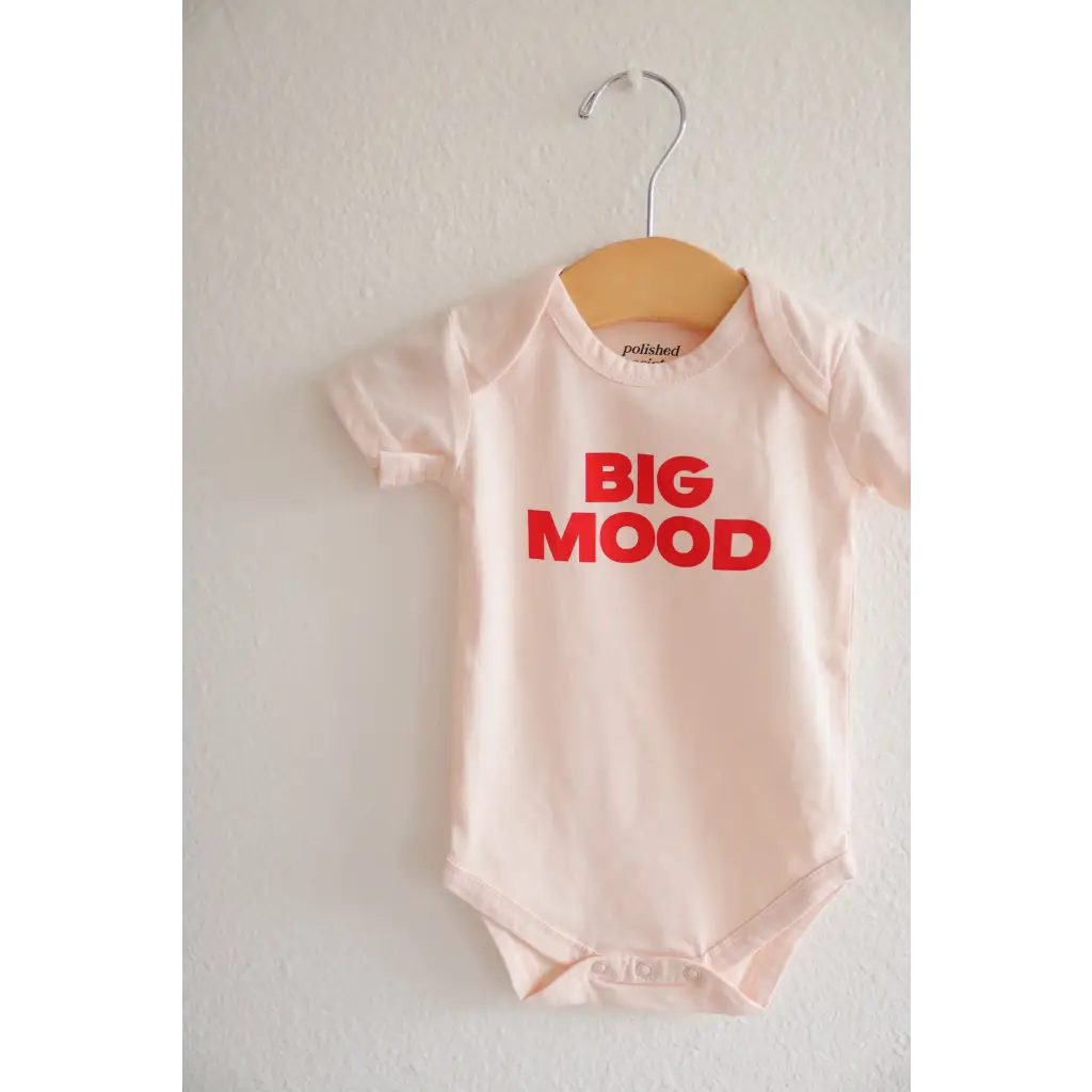 Big Mood Organic Cotton Baby Onesie