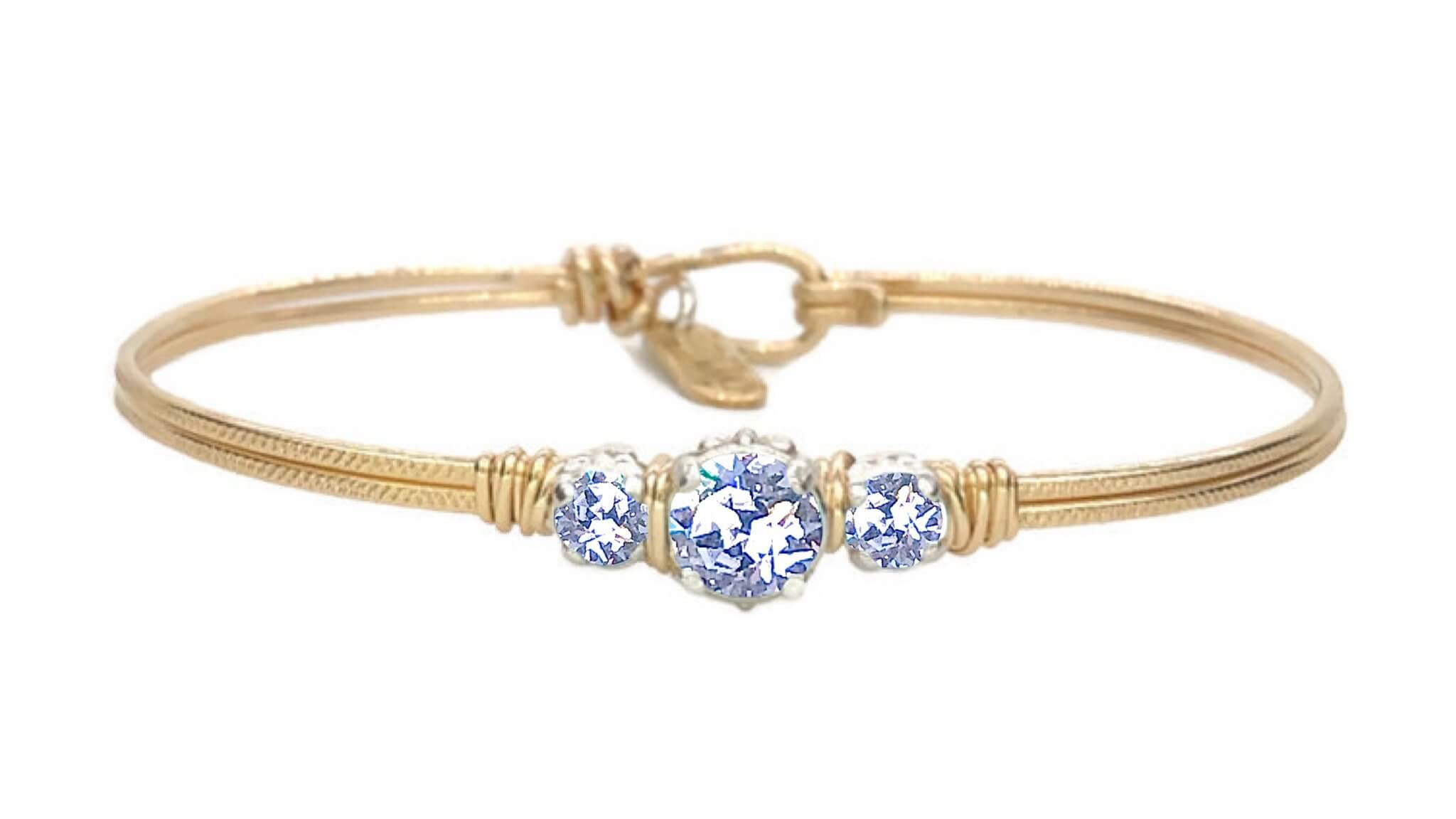 Birthstone Triple Setting Bracelet
