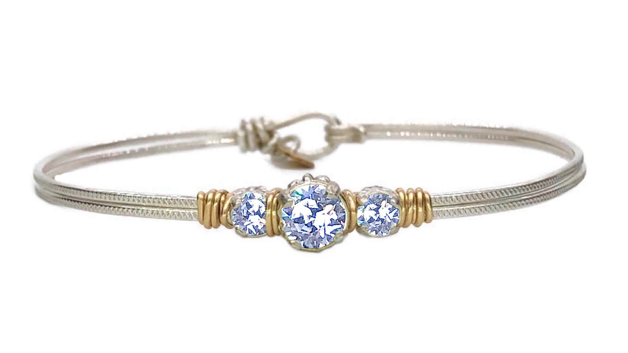 Birthstone Triple Setting Bracelet