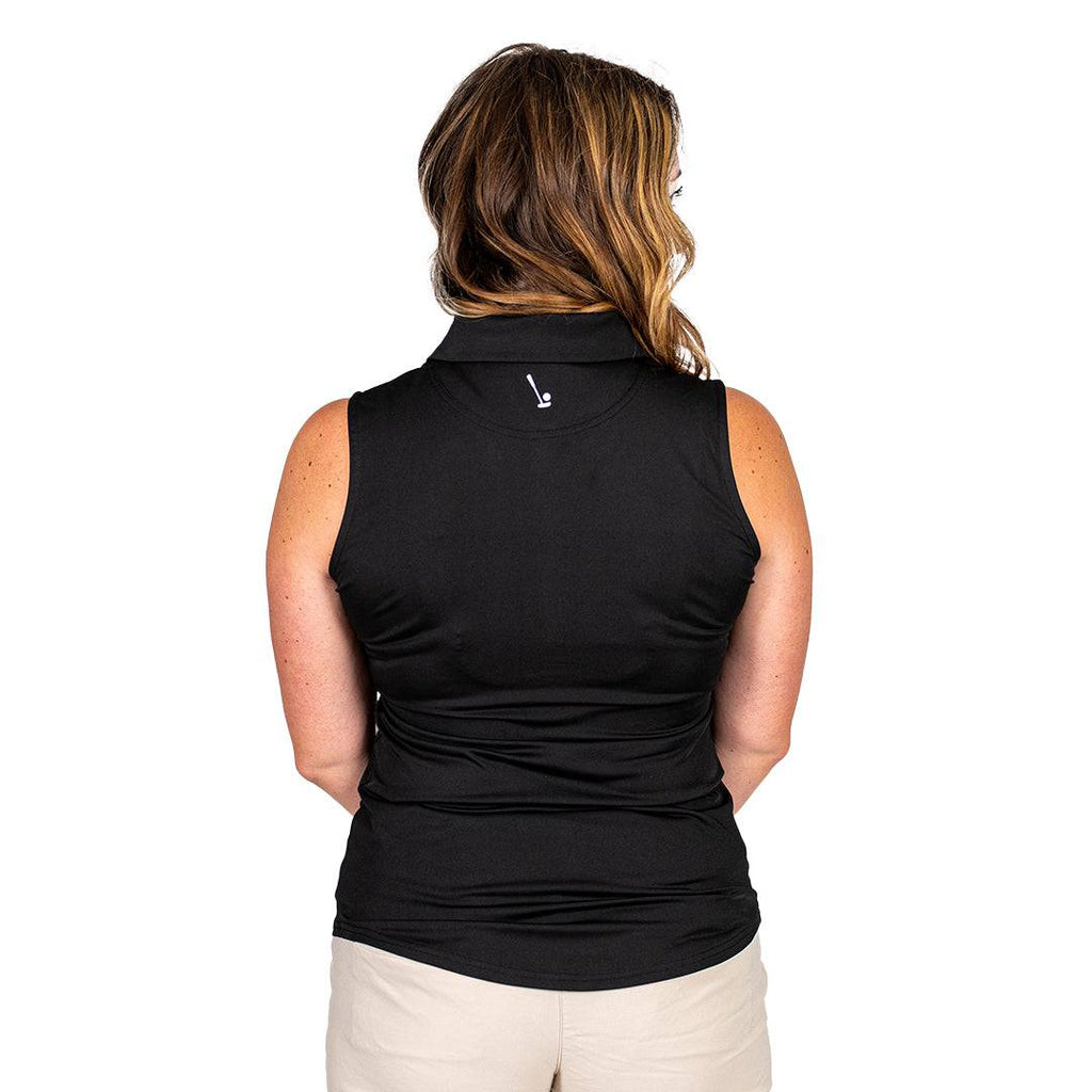 Black Women's (Sleeveless) Polos