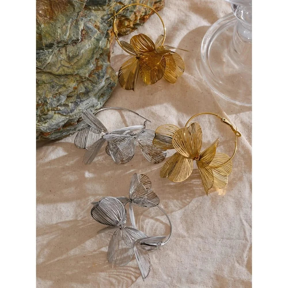 Bloom Loops Hoop Earrings