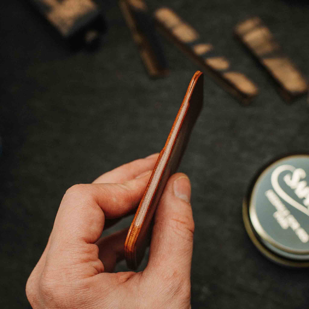 Slim Leather Wallet - Boatswain v3 | Minimalist Card Holder | EDC