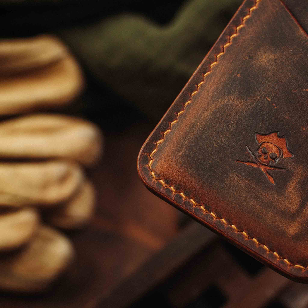 Slim Leather Wallet - Boatswain v3 | Minimalist Card Holder | EDC